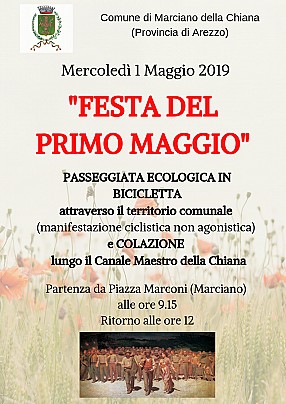 Mercoledì 1 Maggio 2019