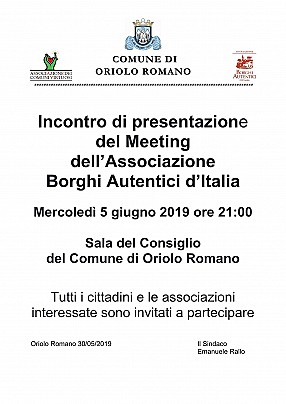 Chiamata alle arti Meeting bai_1