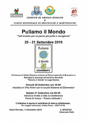 Puliamo il mondo 2019