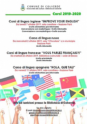 Colverde 2019 Lingue