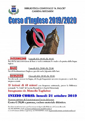 Cassina Rizzardi 2019 lingue