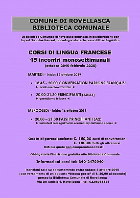 Rovellasca 2019 lingue