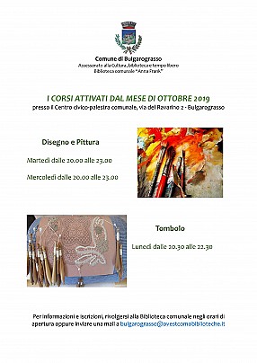 Bulgarograsso 2019 Disegno tombolo