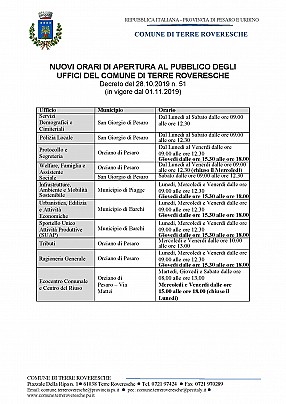 AVVISO_ORARI DI APERTURA AL PUBBLICO