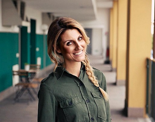 Giorgia Benusiglio a scuola per la lotta contro la droga