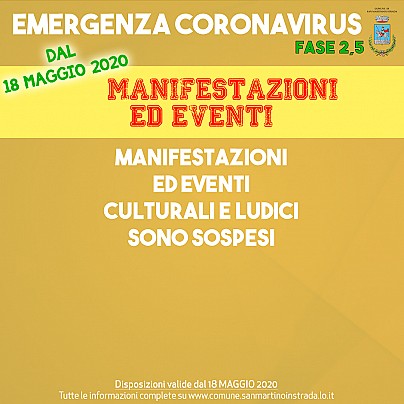 Manifestazioni ed Eventi