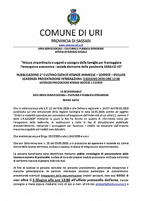 2° E ULTIMO ELENCO ISTANZE AMMESSE SOSPESE ESCLUSE_pages-to-jpg-0001