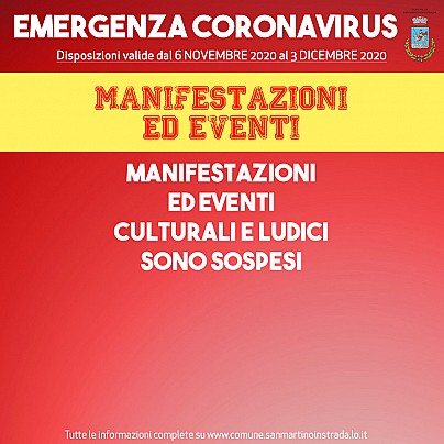 Manifestazioni ed Eventi