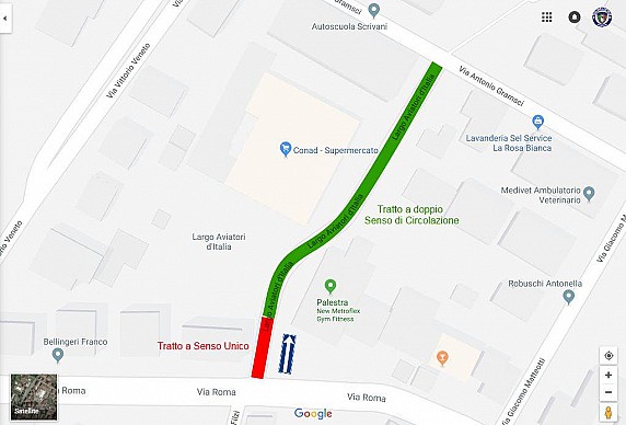 Via Roma - Largo Aviatori (Sito)
