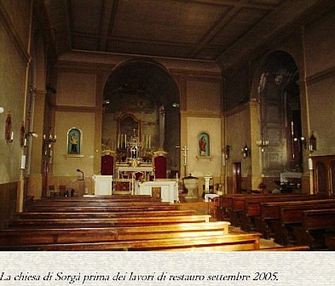 Interno prima dei lavori