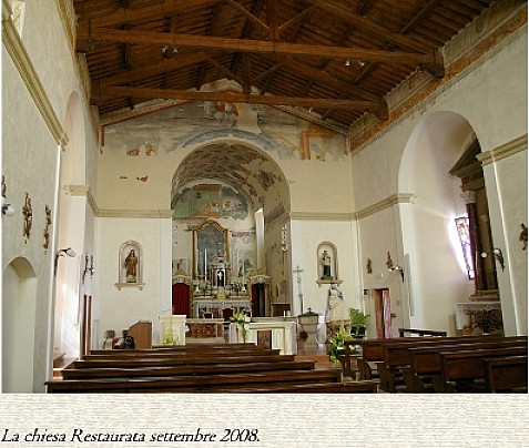 Interno dopo il restauro