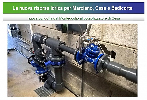 sistema idrico marciano nuova condotta montedoglio