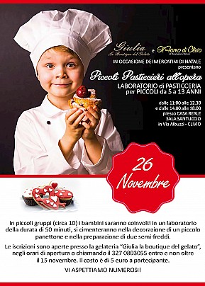 Locandina Laboratorio Pasticceria