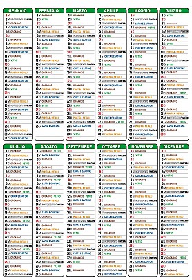 GRECCIO Calendario 2019
