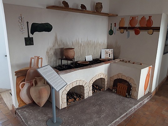 Museo Civico Archeologico_ricostruzione cucina romana
